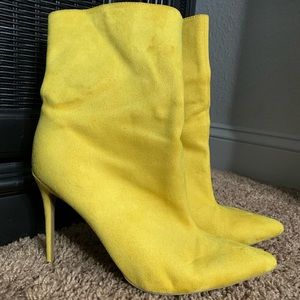 Liliana Yellow Ankle Boot